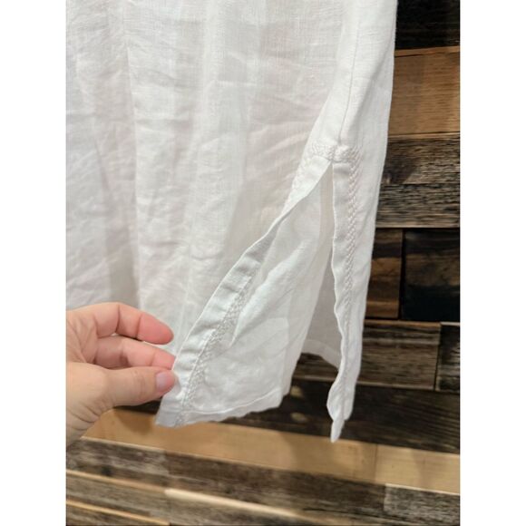 Tommy Bahama embroidered top tunic linen size Large - Picture 6 of 8